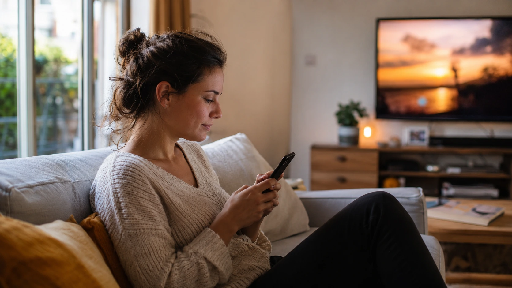 Expérience IPTV confortable dans un intérieur français