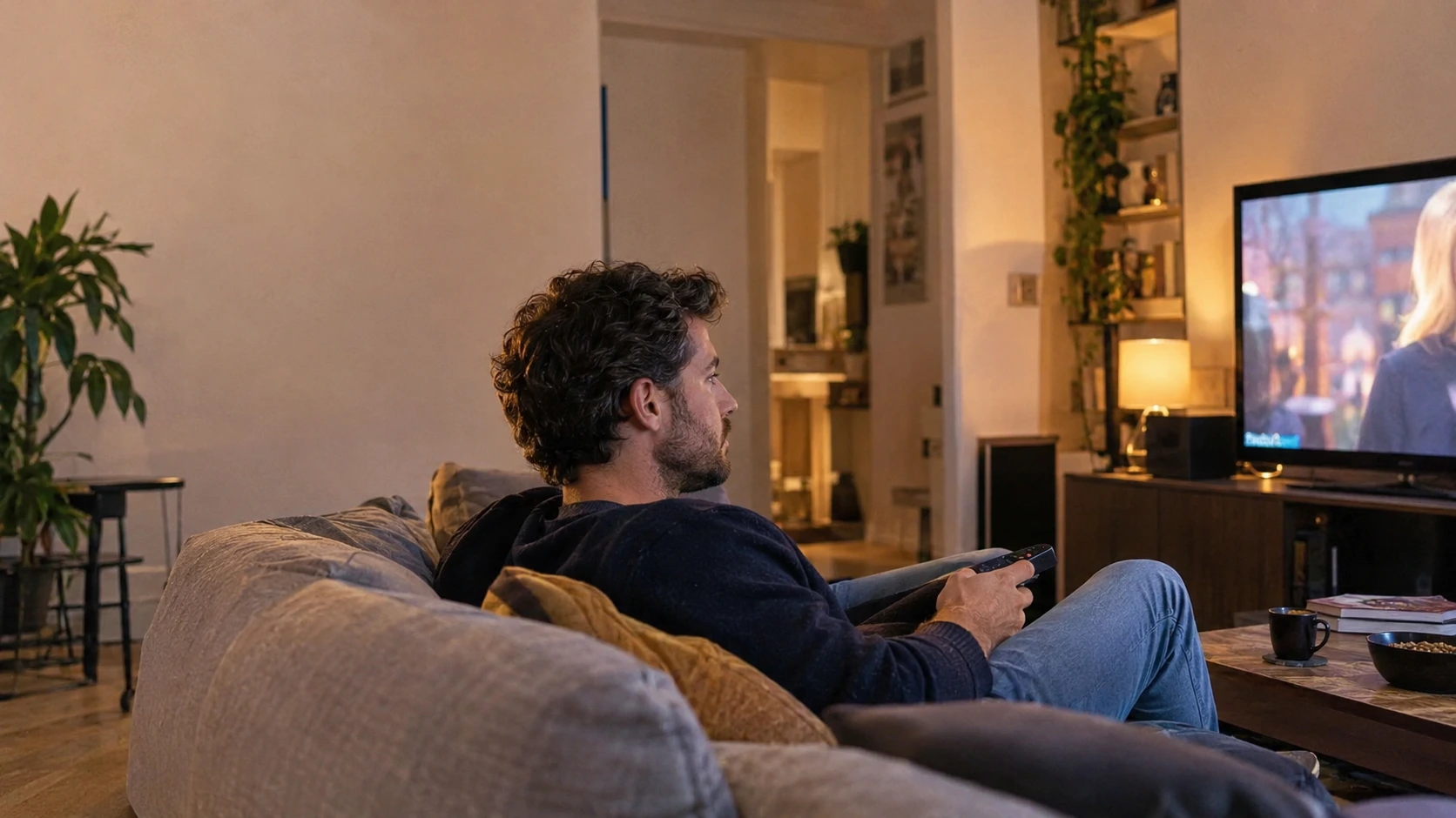 IPTV Smarters dans un salon français moderne